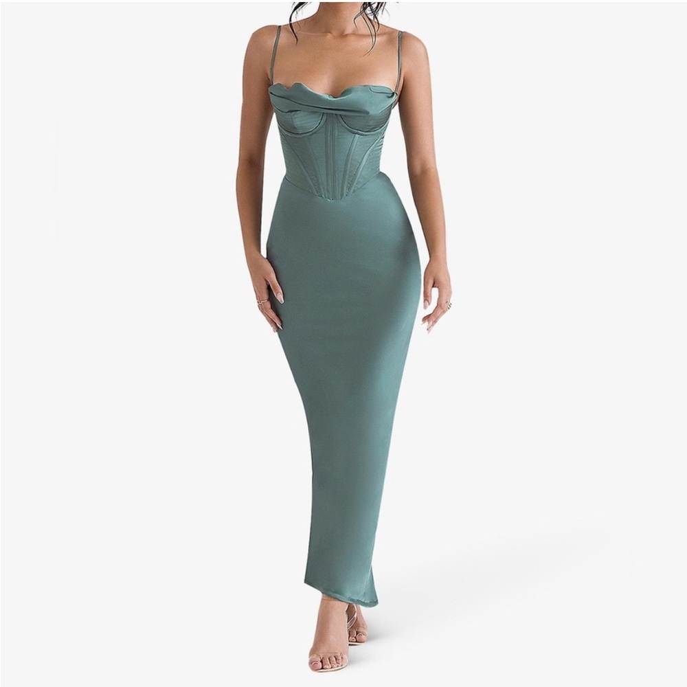 House of CB Charmaine A/C cup Pine XS NWT
